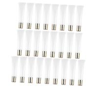 BELLIFFY 25 Pezzi Tubetti Plastica Trasparenti 15 Ml Contenitori Lucidalabbra Balsami Viaggio Riporre Cosmetici Lozioni Struccanti Shampoo