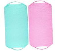 BELLIFFY 2pezzi Asciugamani Esfolianti Per Doccia Per La Schiena Scrubber Per Rimozione Cellule Della