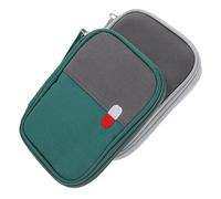 BELLIFFY 2pezzi Borsa per Medicinali Vuota Portatile in Due Custodia per Pronto Soccorso per Campeggio Escursionismo Uso Domestico e Ufficio