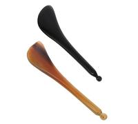 BELLIFFY 2pezzi Massaggiatore Per Viso Strumento Per Raschiatura Della e Applicatore Per Crema Contorno Occhi Naturale Per Gonfiore e Favorire La Circolazione