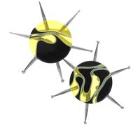 BELLIFFY 2pezzi Pennelli Per Nail Art e Ceramica Strumenti Multifunzionali Per Modellare Scolpire e Decorare Utensili Leggeri e Resistenti Per Artigianato Design