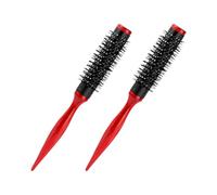 BELLIFFY 2pezzi Spazzola Arricciacapelli in Nylon Pz Strumento per Domare i Capelli Asciugatura Districamento Spazzola per Ricci Barilotto per Arricciare Cotonare e Volumizzare i Capelli