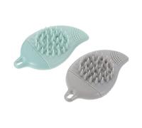 BELLIFFY 2pezzi Spazzola Massaggio Silicone Per Bagno e Dei Per Ragazzo Ragazza Da Facile Da Pulire Materiale Certificato e Design Per Appeso
