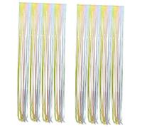 BELLIFFY 2pezzi Tende Frangia Tinsel Per Decorazioni Compleanno e Feste Sfondo Per Foto Adatte Ogni Evento e Stile Di Spazio