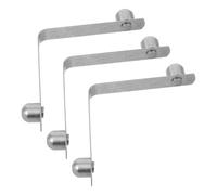 BELLIFFY 3 Pezzi Morsetto Clip Molla Forma di V in Acciaio Inossidabile per Bastone da Passeggio Supporto per Stampelle e Ausili alla Camminata con Bloccaggio Sicuro e Installazione Facile
