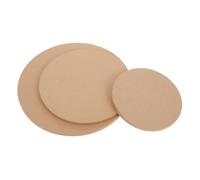 BELLIFFY 3 Pezzi Piastra in Legno Compresso per Ceramica Forme Rotonde per Tornio Terracotta Base per Modellazione Argilla Strumenti Pottery Plate Molds Resistente e Facile da Pulire