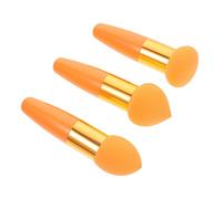 BELLIFFY 3 Pezzi Piccolo Fungo Portapenne Porta Spugna Spugne Trucco Spugna Viso Accessori Trucco Applicatore Spugna Trucco Cosmetici Mini Dispenser Para Penna Trucco Gel Emulsione