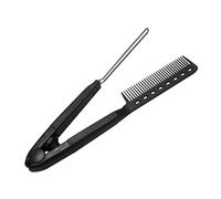 BELLIFFY 3 Pz Pettine Lisciante Per a Forma Di v Pettine Per Forniture Per Taglio Di Pettine Multiuso Spazzola Lisciante Per Black Plastica