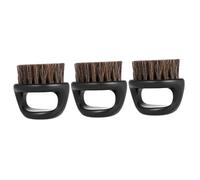 BELLIFFY 3 Pz spazzola per barba portatile beard brush spazzola da barba con setole da uomo setola della spazzola per spazzola per barba da uomo pennello da barba da barba