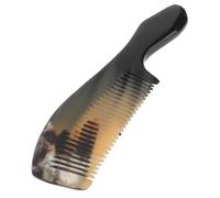 BELLIFFY 3 Pz Tubo per raschiare il corno pettine di corno pettine tascabile in corno pettine lisciante pettine portatile pettine per massaggio dei pettine per acconciature corna
