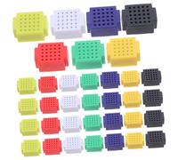 BELLIFFY 35 Pezzi Mini Breadboard Pcb senza Saldatura per Progetti Elettronici DIY Circuito Compatto Portatile per Prototipi Kit per Esercizi di Saldatura e Uso Educativo
