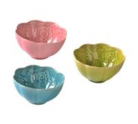 BELLIFFY 3pezzi Ciotola Per Miscelazione in Ceramica Ciotola Per Olio Essenziale Superficie Liscia Design Semplice Uso Multi-situazione Casa Ufficio Hotel Centri Estetici