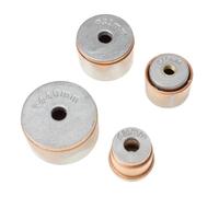 BELLIFFY 4 Paia Testa per Stampo Saldatrice Polifusore Ppr Antiaderente in Alluminio Oro, Versione Ispessita Stabilità Elevata e Alta Efficienza per Attrezzature Saldatura Tubi