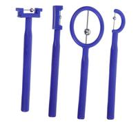 BELLIFFY 4 pezzi Allenatore Punta Lingua Strumento Riabilitazione in Plastica e Acciaio Esercitatore Muscoli Bucali per Terapia del Linguaggio e Miglioramento Articolazione