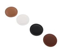 BELLIFFY 4 Pezzi Marcatore Magnetico per Pallina da Golf, Moneta di Posizionamento Rotonda in Pu, Leggero e Facile da Portare, per Competizioni sul Campo, Segna Palline da Golf Precisione