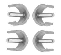 BELLIFFY 4 pezzi Morsetti C per Stampelle Clip Blocco Perni di Ricambio per Bastone da Passeggio Facili da Installare e Rimuovere Accessori Riutilizzabili in Abs per Ausili di Cammino