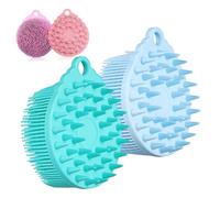 BELLIFFY 4 Pezzi Scrubber Silicone Corpo Spazzola Da Bagno Appendibile Esfoliante Per Doccia Pulizia Senza Spazio