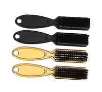 BELLIFFY 4 Pezzi Spazzola Per Collo Taglio Di Pulizia Rotti Spolverino Pettini Barberia Realizzata Materiale Sicuro Resistente Confortevole Ergonomica Presa Comoda