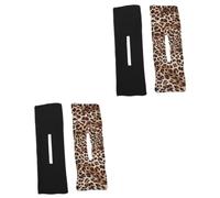 BELLIFFY 4 Pz Bigodino a Torsione Creatore Di Creatore Di Aggiornamenti Di Ciambelle Fasce Per La Testa Per Le Donne Porta Sciarpe Da Donna Fasce Alla Moda Black Fil Di Ferro