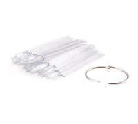 BELLIFFY 50 Pezzi Display Fan Nail Art Tips Colorate Trasparente Per Estensione Unghie Naturali E Creazione Design