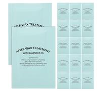 BELLIFFY 50 pezzi Salviette Dopocera con Olio per Cura Post Ceretta Rimuove Residui e Riduce Rossore Salviettine Portatili Delicate per Corpo e Viso per Viaggi e Trattamenti Estetici