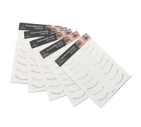 BELLIFFY 5fogli Adesivi Tatuaggio Ciglio Inferiore Impermeabili Di Sticker Per Make-up Donna Facile Applicazione e Risultato Naturale Per Eventi Speciali e Uso Quotidiano