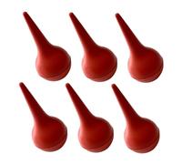 BELLIFFY 6 pezzi Bulbo Aspiratore per Orecchie e Naso per Siringa Riutilizzabile in Gomma Morbida Pulitore Cerume e Secrezioni Sicuro e Facile da Usare Senza Rumore con Punta Stretta per