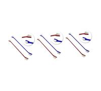 BELLIFFY 6 Pezzi Morbidi Cani Spazzolino Da Denti Spazzolino Da Denti Tripla Faccia Kit Per Spazzolare I Denti Del Cane Spazzolino Da Denti A Doppia Faccia Spazzolino Da Denti Gattino