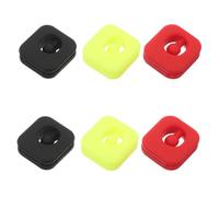 BELLIFFY 6 Pezzi Smorzatore di Vibrazioni per Racchetta, Quadrato | Corde della Racchetta, Uso su Racquetball e Squash, Stile Vivace, Accessorio