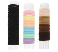 BELLIFFY 60 Pezzi Elastici Cuciture Elastici Spessi in Cotone Fermacoda Morbidi Colorati Adatti Donne Ragazze