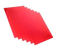 BELLIFFY 6pcs Fogli in Pvc Trasparente Per Fotografia e Didattica Filtri Luminosi Pellicola Diffusore Luce Per Led e Correzione Colore