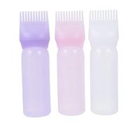 BELLIFFY 6pezzi Bottiglie Per Colorazione Con Pettine Integrato Per Applicazione Facile e Precisa Di Coloranti e Shampoo Per Uso Domestico e Parrucchieri