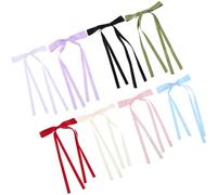 BELLIFFY 8 Pezzi Bowknot Barrettes Fermagli per capelli con nappe prigioniera Barrette a nastro Clip per capelli in stile cinese cinesi