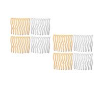 BELLIFFY 8 Pz pettine per barrette hair clip fermacapelli copricapo pettine a denti piccoli pettini laterali per da donna pettini a denti larghi per le donne Metallo