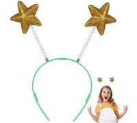 BELLIFFY 8pezzi Cerchietti Per Festa Paillettes Forma Di Stella Per Ragazze Accessori Per Compleanni e Occasioni Speciali