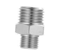 BELLIFFY Adattatore per Tubo Aerografo da 1/8'' Maschio A 1/4'' Maschio Connettore Tubo Materiale in Acciaio Inox Design A Sgancio Rapido Facile da Usare E Installare