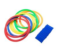 BELLIFFY Anelli Con Connettori Facili Da Assemblare Gioco Di Salto All Aperto Per Ragazzo Ragazza Ragazza Attività Fisica e Coordinazione in Giardino e Festa