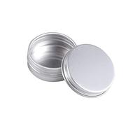 BELLIFFY Barattolo Cosmetico in Alluminio Con Chiusura Ermetica Vaso Crema Portatile Da Viaggio Contenitore Vuoto Leggero e Resistente Per Trucco Lozioni e Pomate