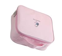 BELLIFFY Borsa Kit Medico Compatto e Pratico Porta Medicine da Viaggio Oxford P rosa Resistente e Lavabile, per Attività All'aperto e Cassetto Ufficio