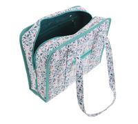 BELLIFFY Borsa Portaoggetti per Cucito Multi-Strati Resistente Manico Organizer per Fili e Aghi da Ricamo Piccola Borsa Portatile per Progetti Artigianali e Viaggi