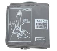 BELLIFFY Bracciale Sfigmomanometro Manuale in Grigio con Polsino Regolabile e in Gomma Bracciale Flessibile per Misurazione Pressione Arteriosa Casa Leggero e Durevole