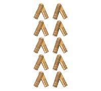 BELLIFFY Cerniere per Porta Scomparsa in Ottone Oro 5mm Cilindro 10 Pezzi per Scatole di Legno e Progetti di Mobili Aspetto senza Soluzione di Continuità