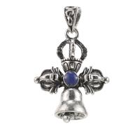 BELLIFFY Ciondolo Vajra Croce in Lega Resistente Pendente Buddista per Collane e Bracciali Fai da Te Decorazione Vintage per Gioielli Artigianali e Portachiavi Accessorio Creativo per