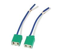 BELLIFFY Connettore per Lampadina H7 in Ceramica 2 Pezzi Portalampada Resistente 12v per Fari Auto e Camion Cablaggio Elettrico per Progetti Fai da Te Automotive