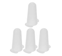 BELLIFFY Copertura in silicone per beccucci decorativi, 4 pezzi, bianco, riutilizzabile, per la decorazione di torte e baking