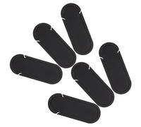 BELLIFFY Copri Webcam Scorrevole 6 Pezzi Nero in ABS per Laptop e Webcam, Cover Privacy Facile da Usare, per Videochiamate Online