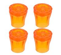 BELLIFFY Copripiedi Per Stampelle 4 Pezzi in Gomma Antiscivolo Resistente All’abrasione Design Stabilizzante Per Passeggiate e Uso Quotidiano Per Anziani e Pazienti