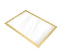 BELLIFFY Cornice Magnetica Dorata Resistente e Decorativa Facile da Installare in Pvc A3 per Esposizione Foto e Certificati, per Ufficio e Casa