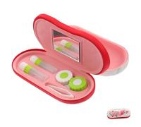 BELLIFFY Custodia Occhiali da Sole e Lenti Doppio Portatile con Specchio Integrato Custodia Morbida Organizzatore per Viaggio e Uso Esterno Accessorio Professionale per Occhiali e Lenti