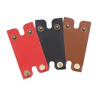 BELLIFFY Custodia Protettiva Piccola e Portatile Rasoio di Sicurezza per in Pelle Sintetica 3 Pezzi Amici Maschi e Fidanzati